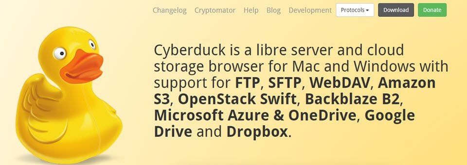 cyberduck ftp client