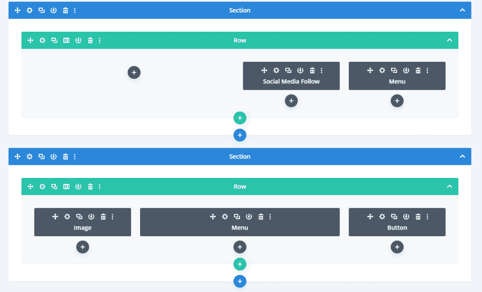 Divi Construction Header