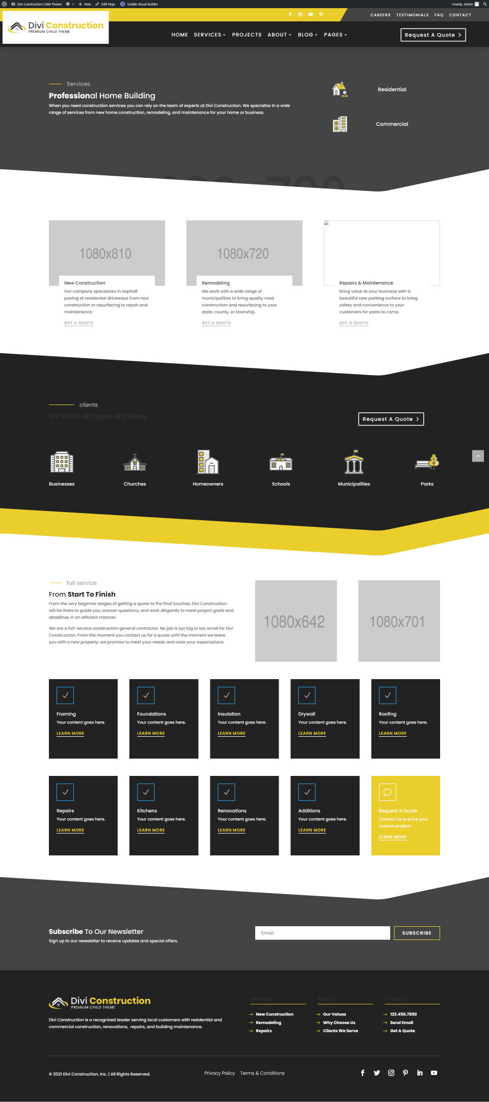  Services Page