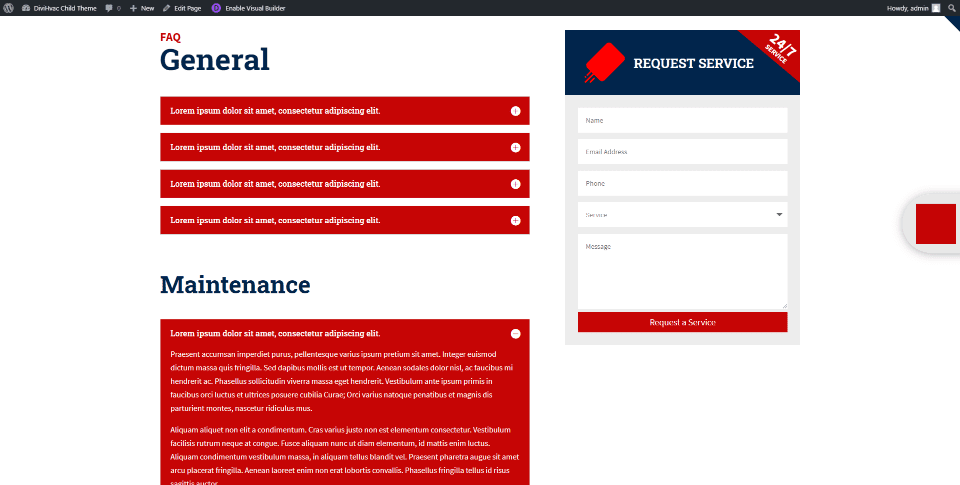 DiviHvac FAQ Page