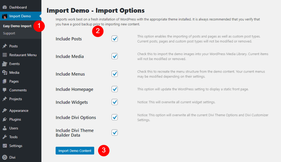 Installing Divi Chef