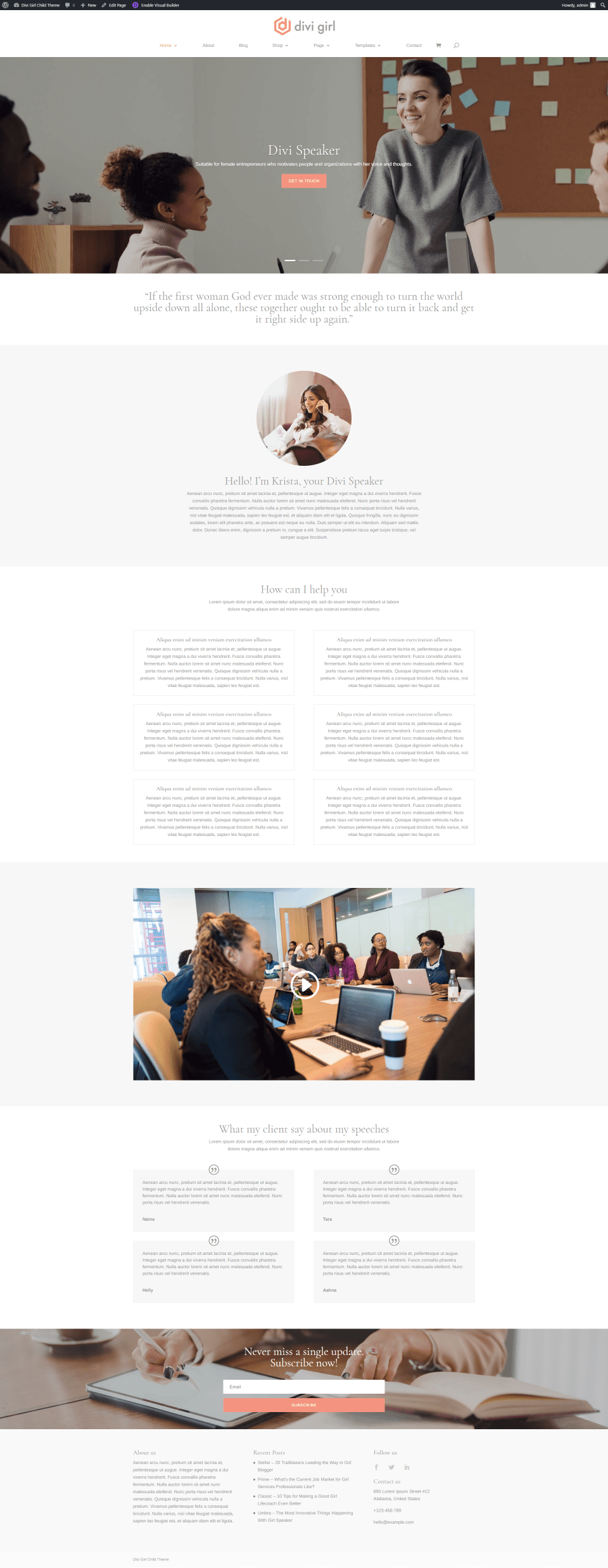 Speaker Homepage