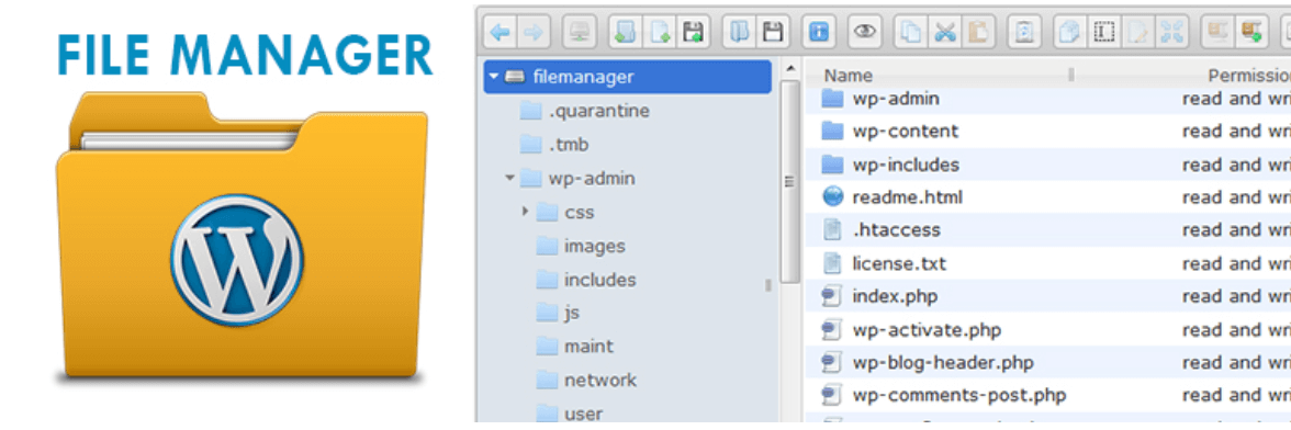 The File Manager plugin.