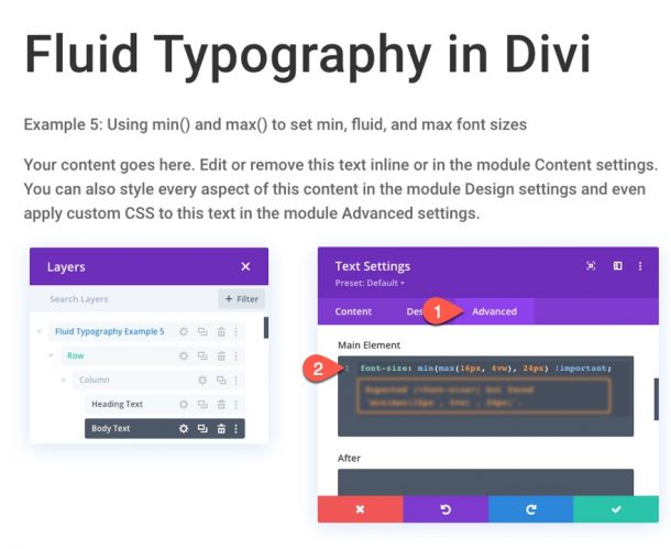 The Complete Guide for Creating Fluid Typography in Divi (6 Methods)