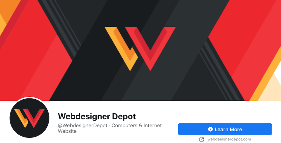 The Webdesigner Depot Facebook page.