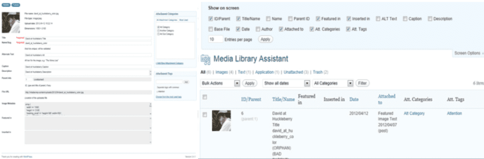 Media Library Assistant