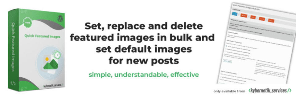 Quick Featured Images