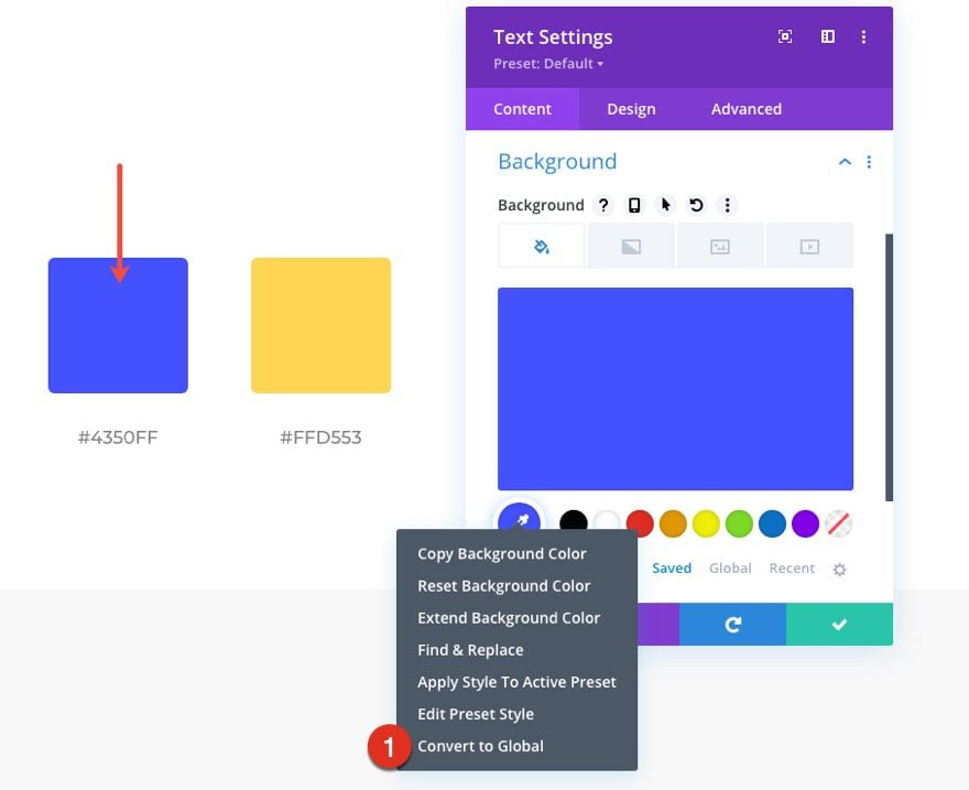 classroom global presets style guide