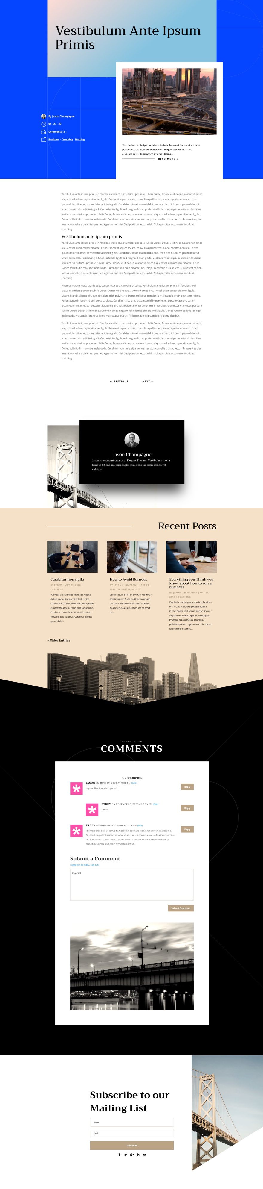 engineering firm blog post template