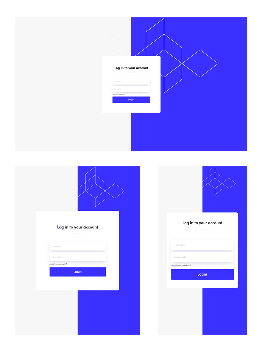 divi login page