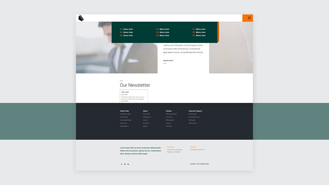 Download a FREE Header & Footer for Divi’s Personal Loan Layout Pack