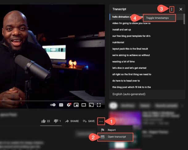 How to Create a Custom Toggle for Video Transcripts in Divi
