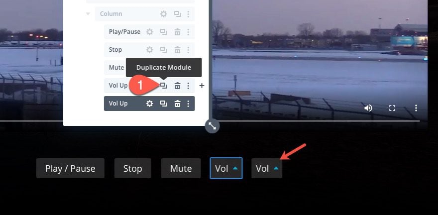 divi custom html5 video controls