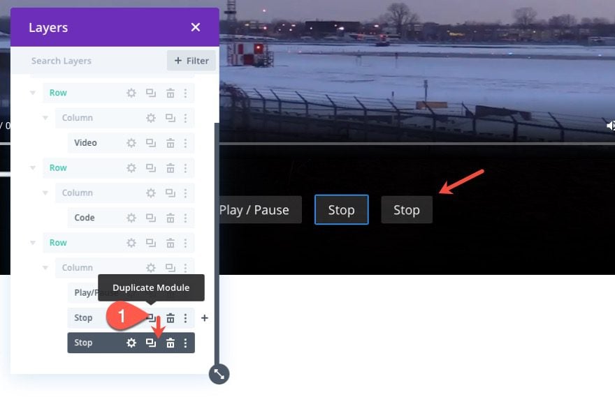 divi custom html5 video controls