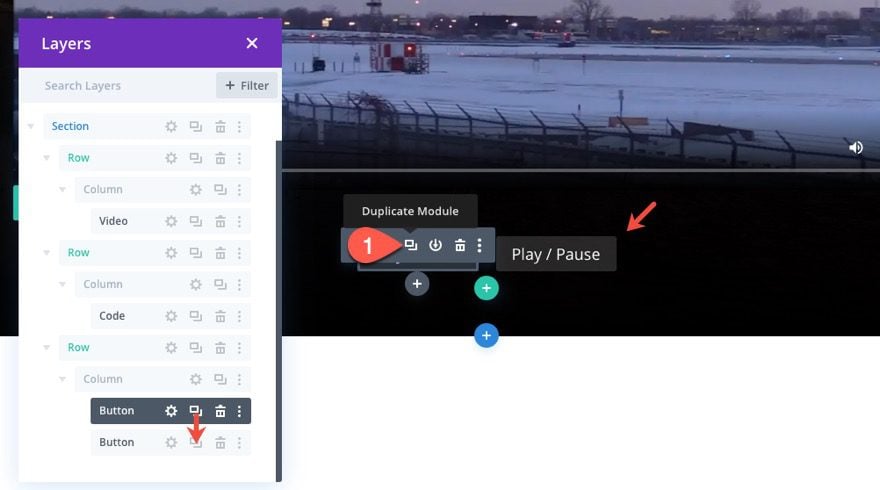 divi custom html5 video controls