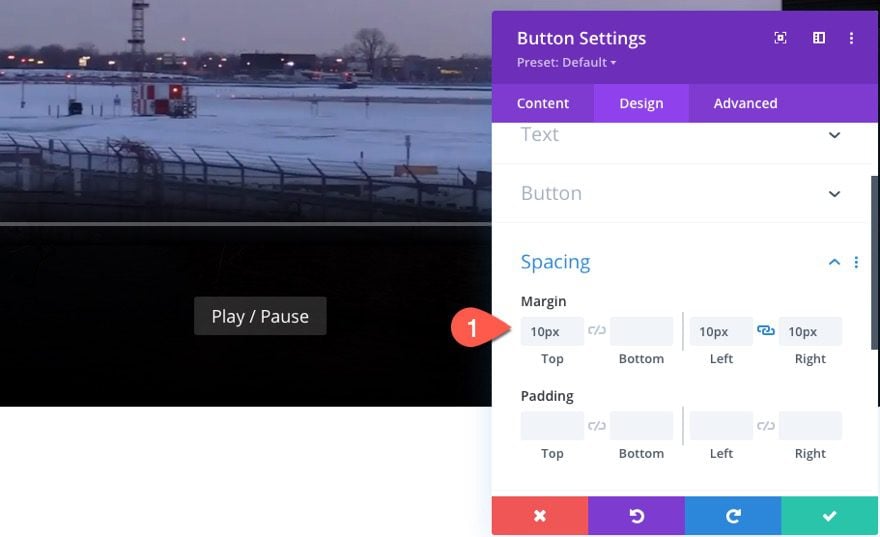 divi custom html5 video controls