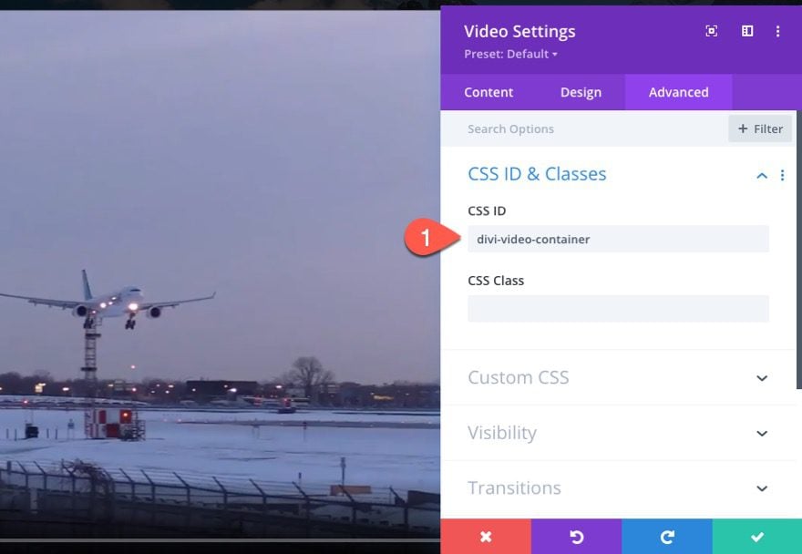 divi custom html5 video controls