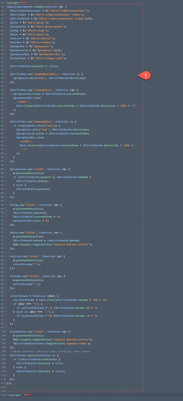 How to Create Custom HTML5 Video Controls for a Video in Divi Elegant