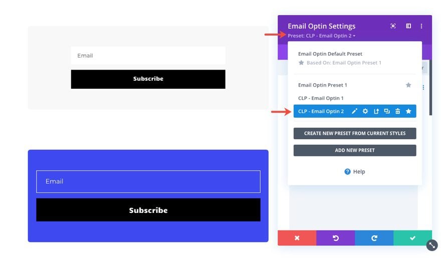 classroom global presets style guide