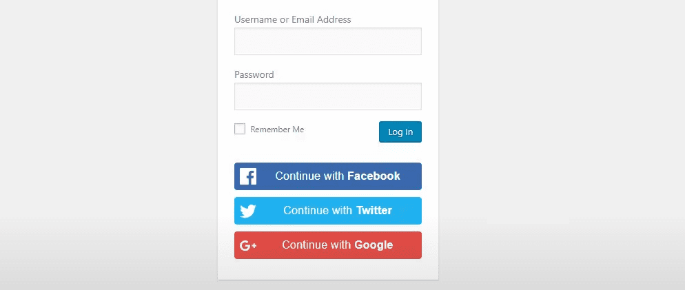 Adding social login functionality to WordPress