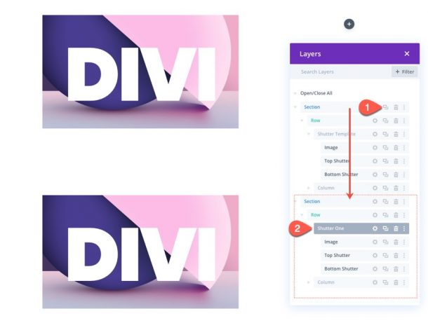 How to Create an Image Overlay with Split Text Shutter Animation ...