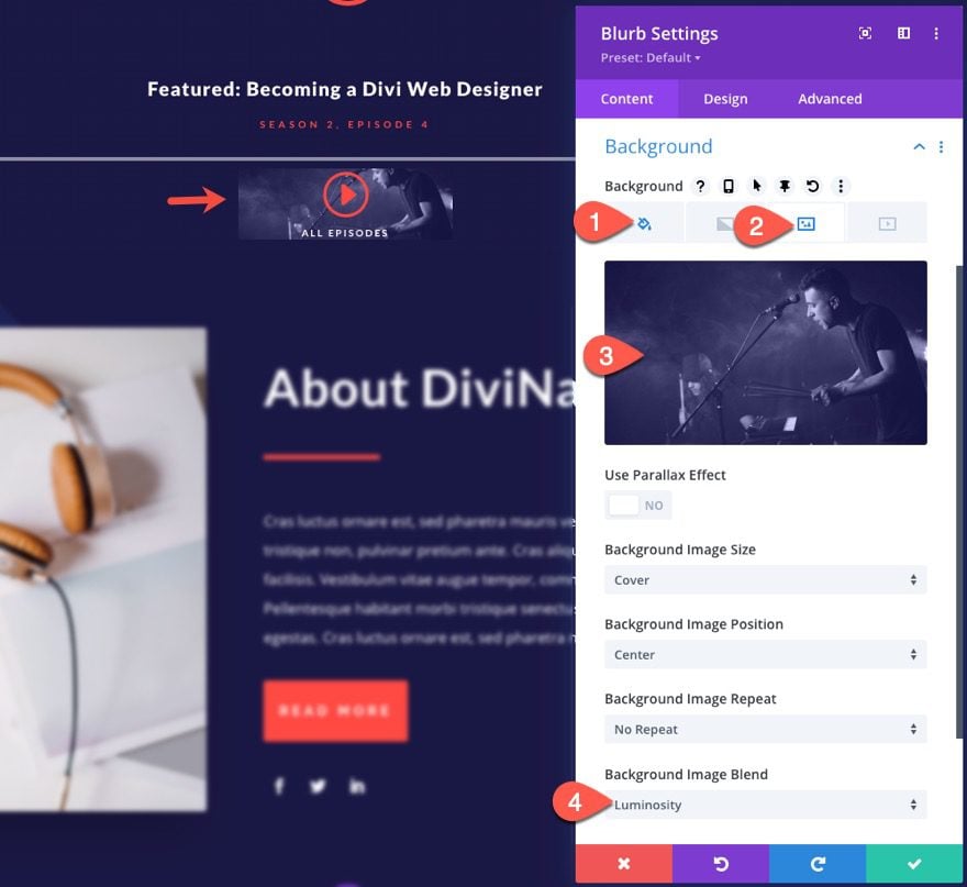 divi sticky audio content bar