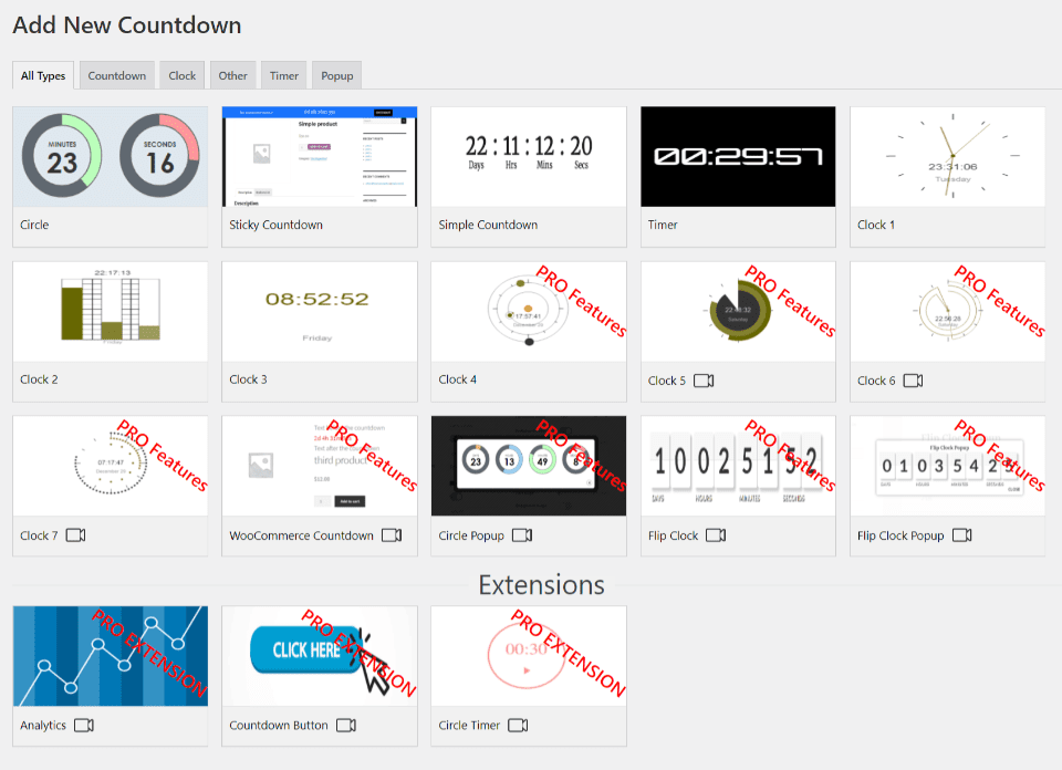 Countdown Builder