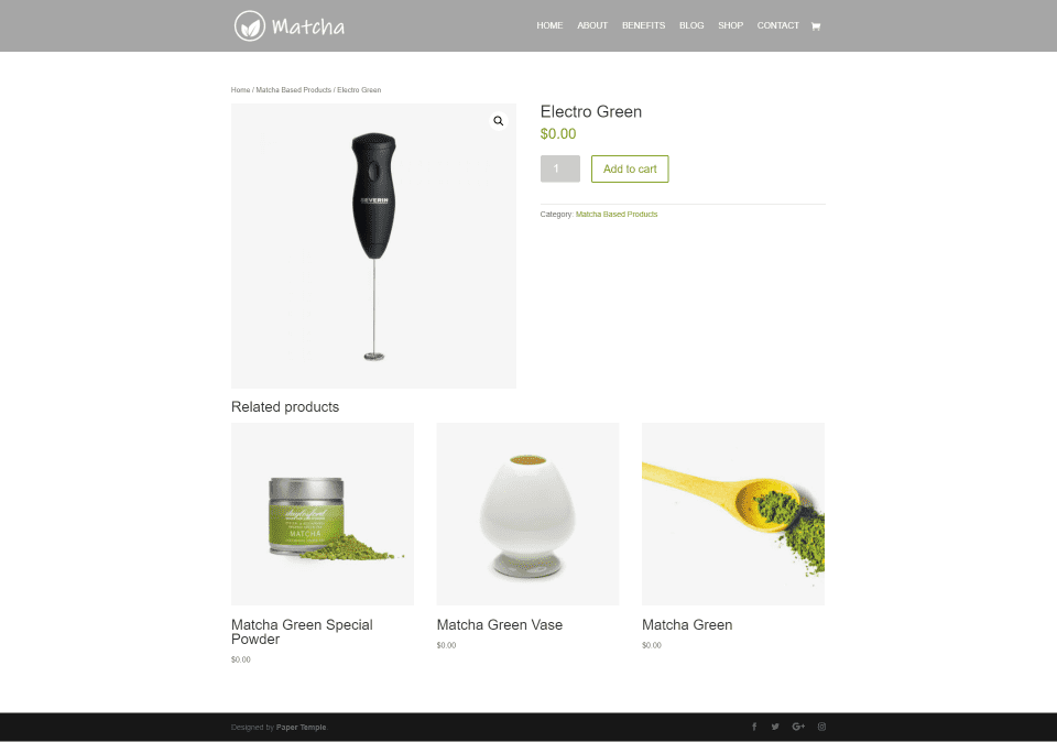 Product Page