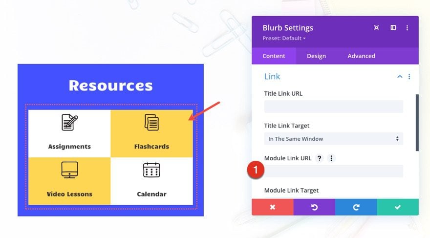 header and footer template for divi's classroom layout pack