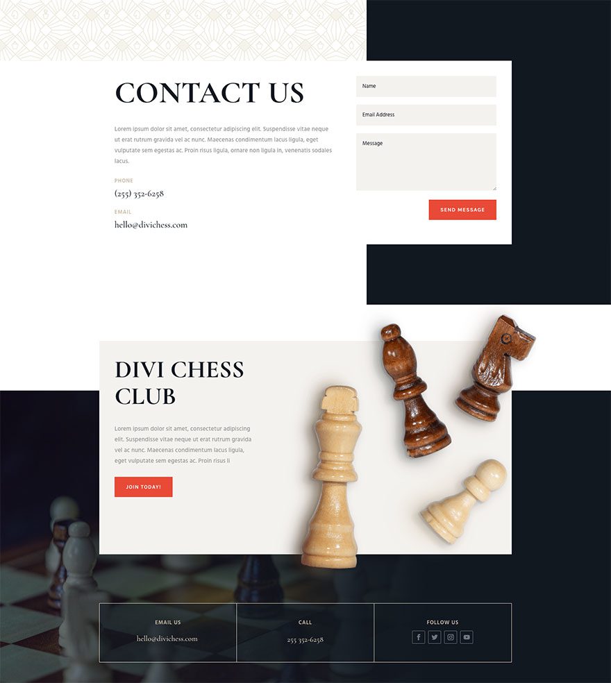 chess club website