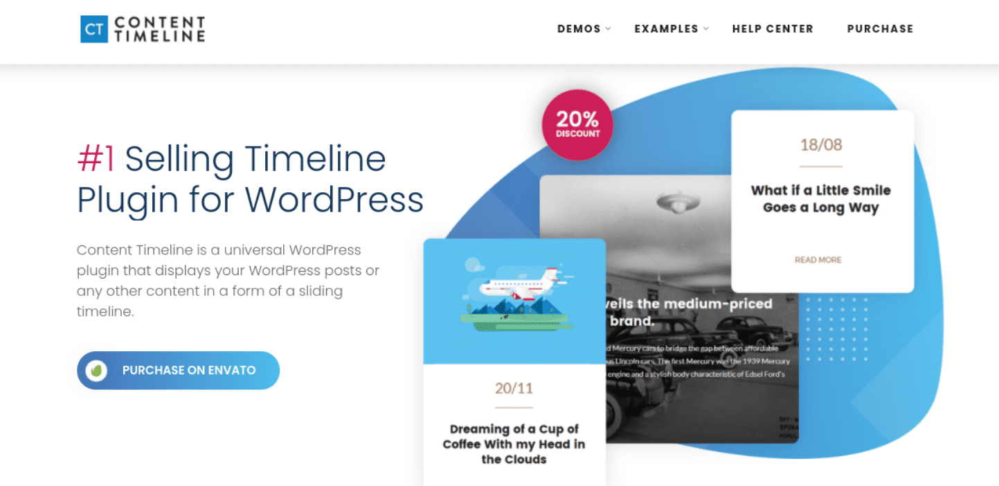 The Content Timeline WordPress plugin.