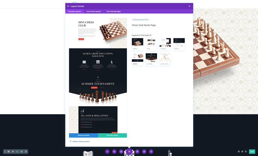 chess club website