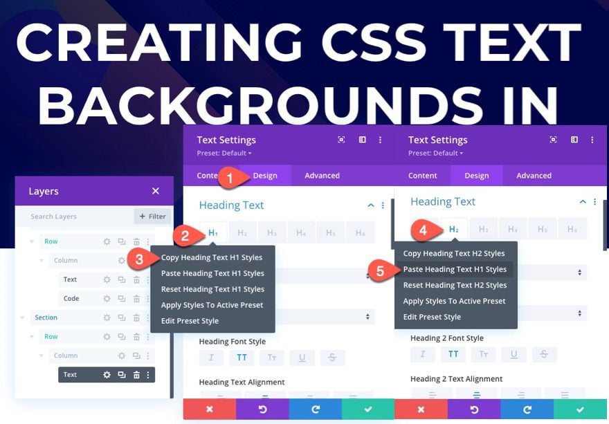 css text backgrounds in divi