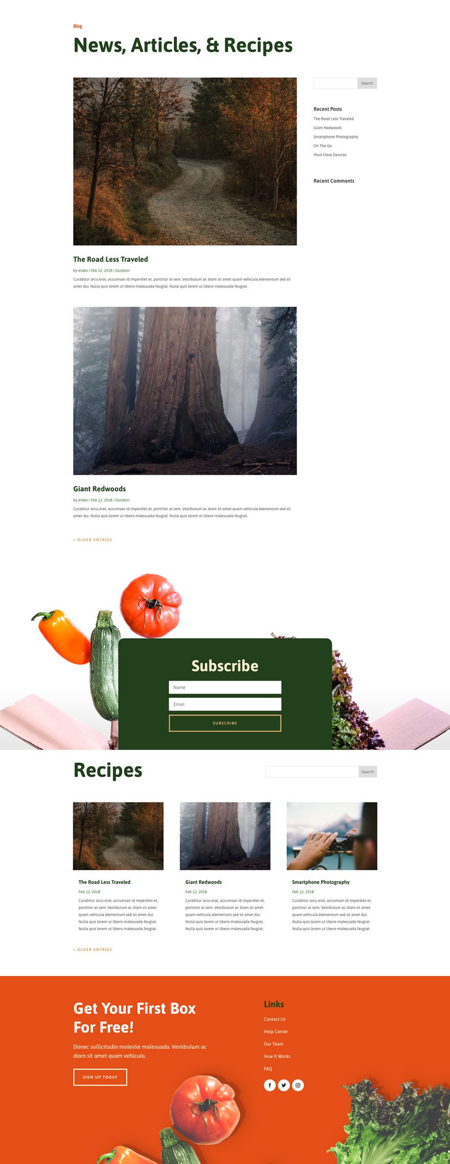 produce box website