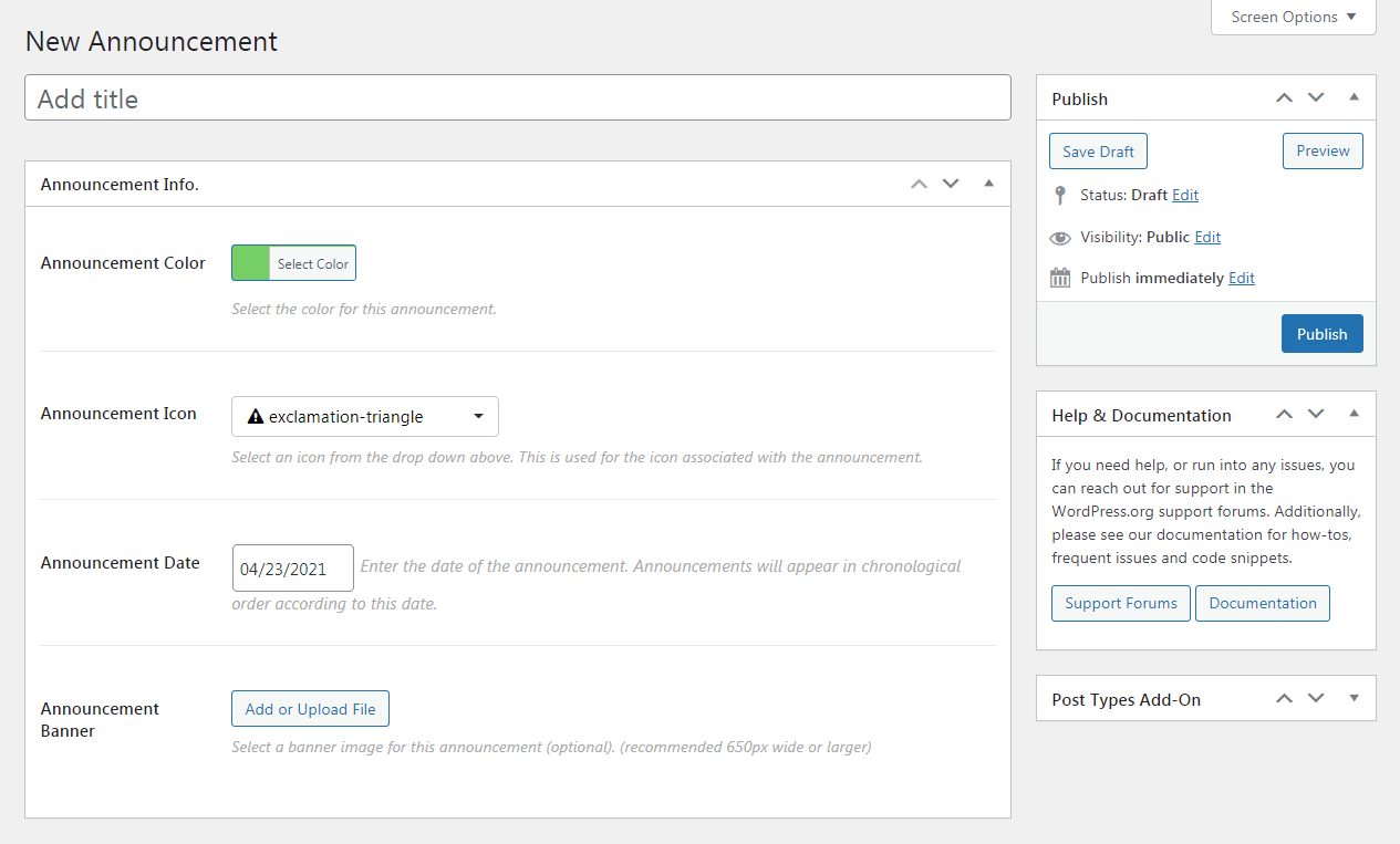 The Timeline Express plugin in action.