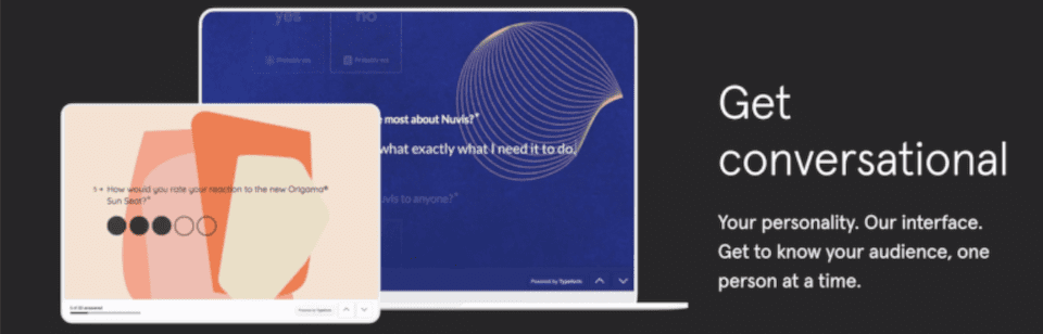 O plug-in de pesquisa Typeform WordPress.