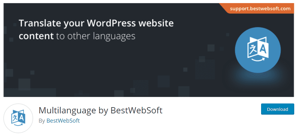 multilanguage wordpress translation plugin by bestwebsoft