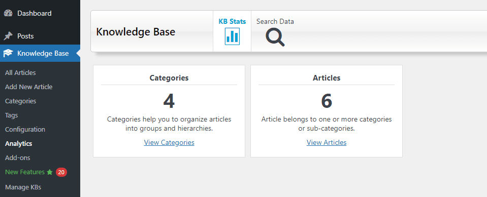 Knowledge Base for Documentation and FAQs