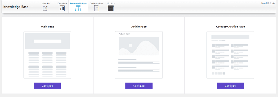Knowledge Base for Documentation and FAQs