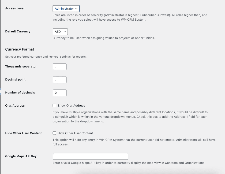 WP-CRM System