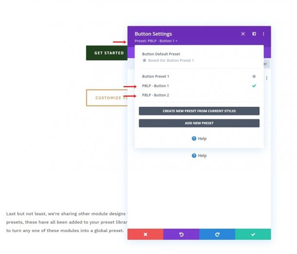 Download a FREE Global Presets Style Guide for Divi's Produce Box