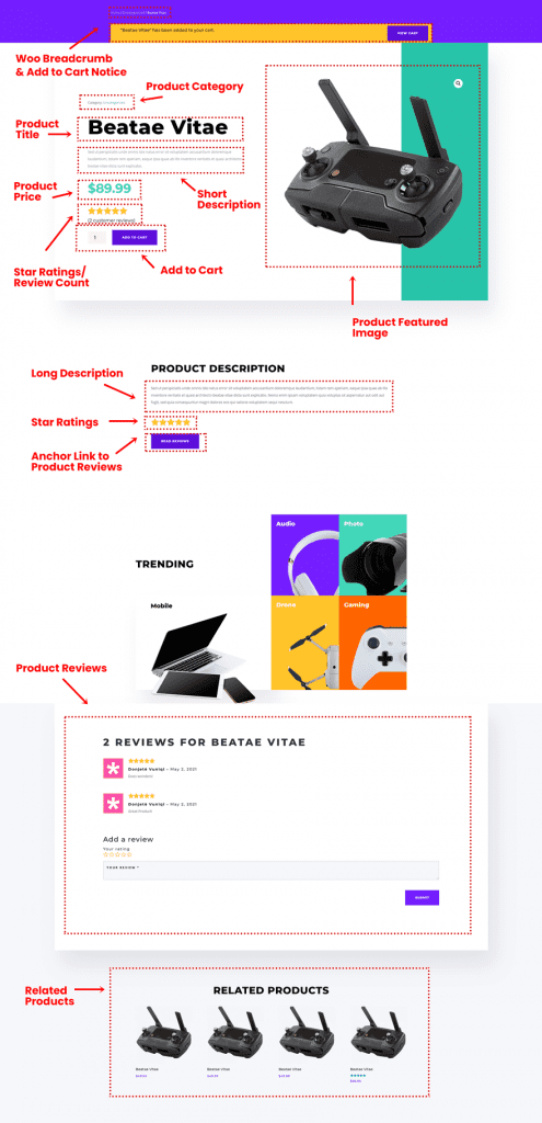 Download a FREE Product Page Template for Divi's Electronics Store ...