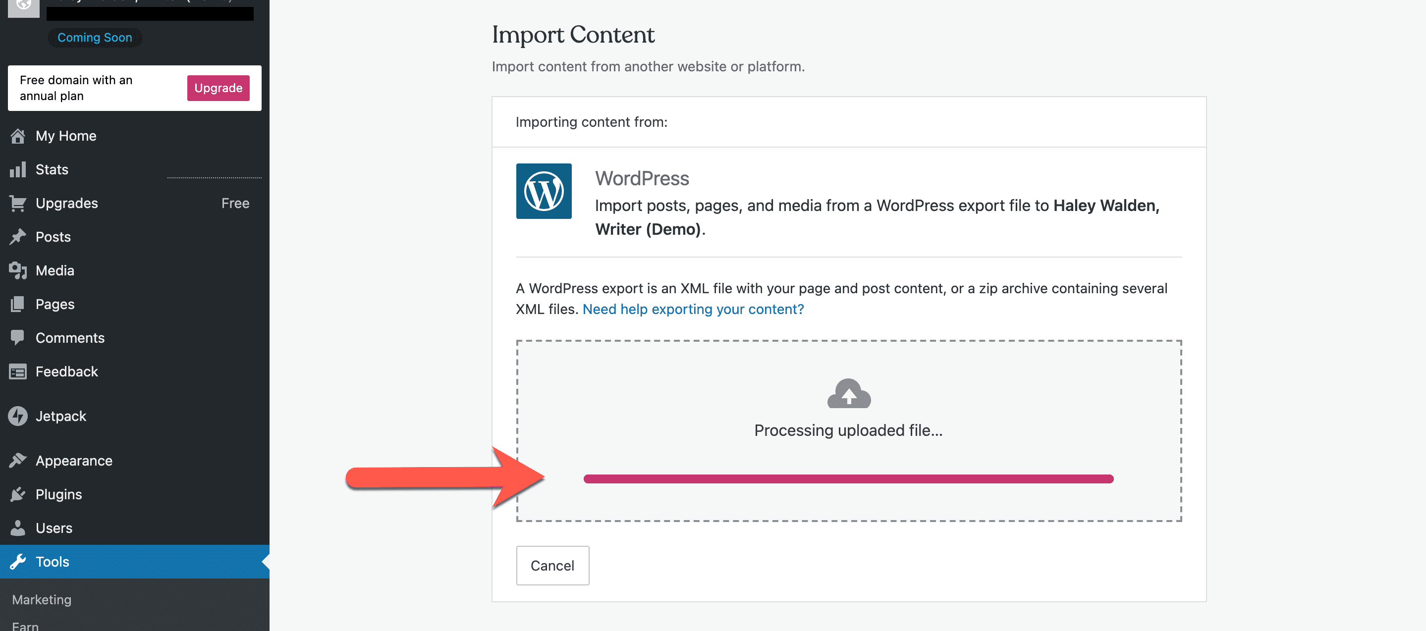 How to Use the WordPress Export Tool 10