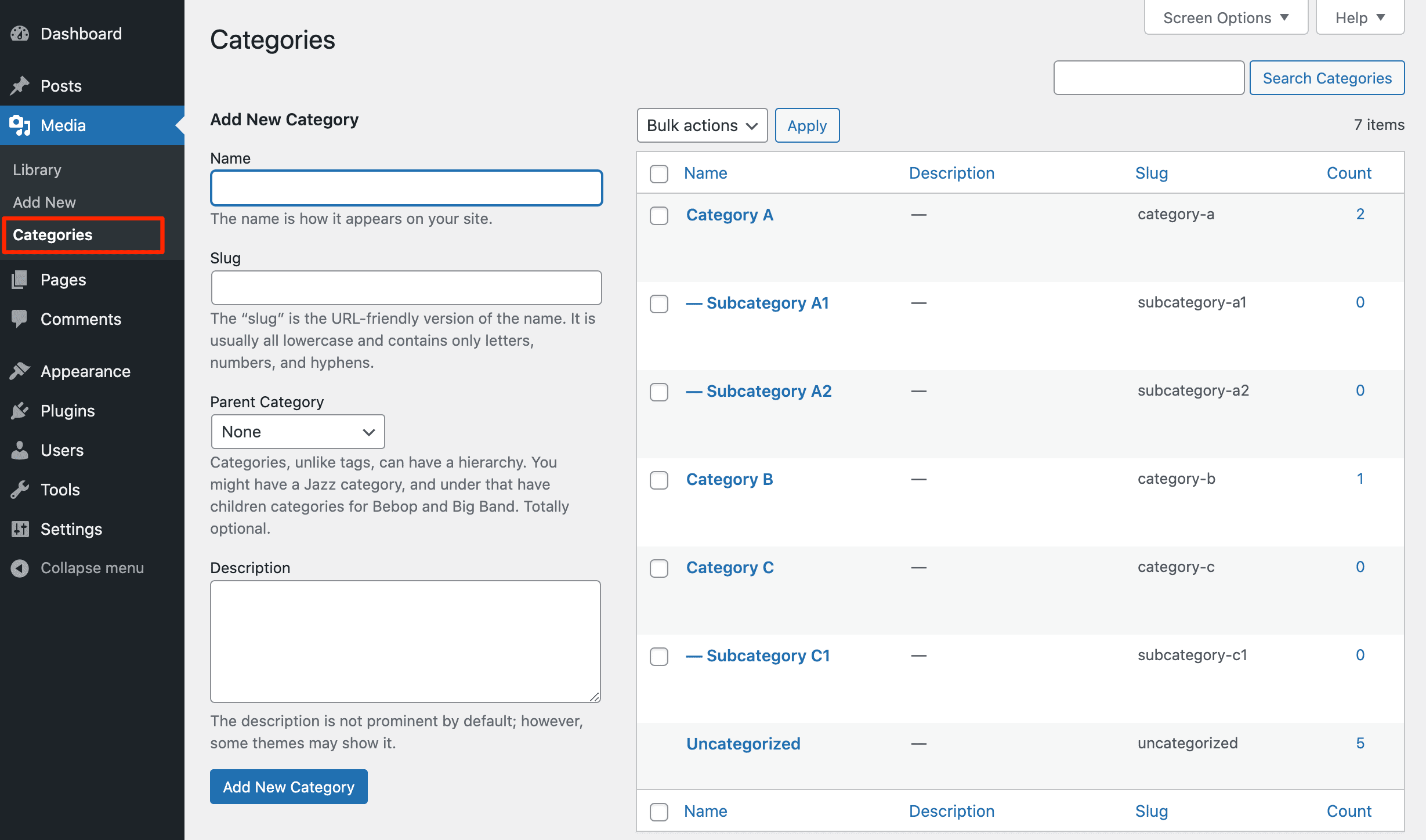 The media category manager.