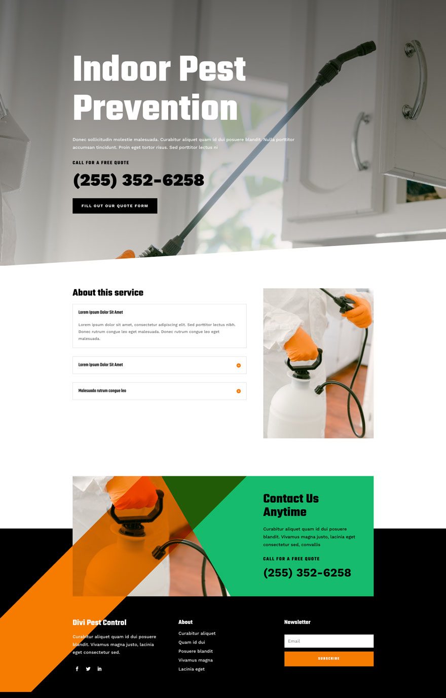 pest control website