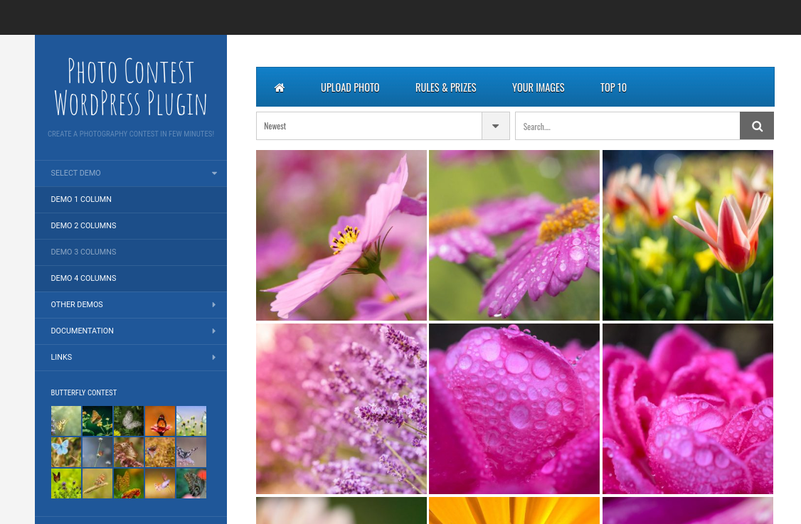 The Photo Contest WordPress plugin.