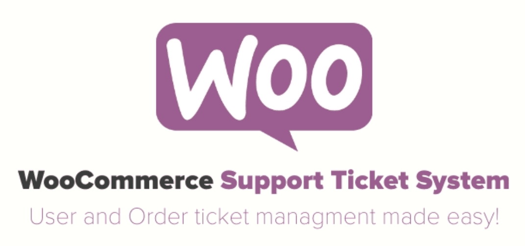 The WooCommerce Support Ticket plugin