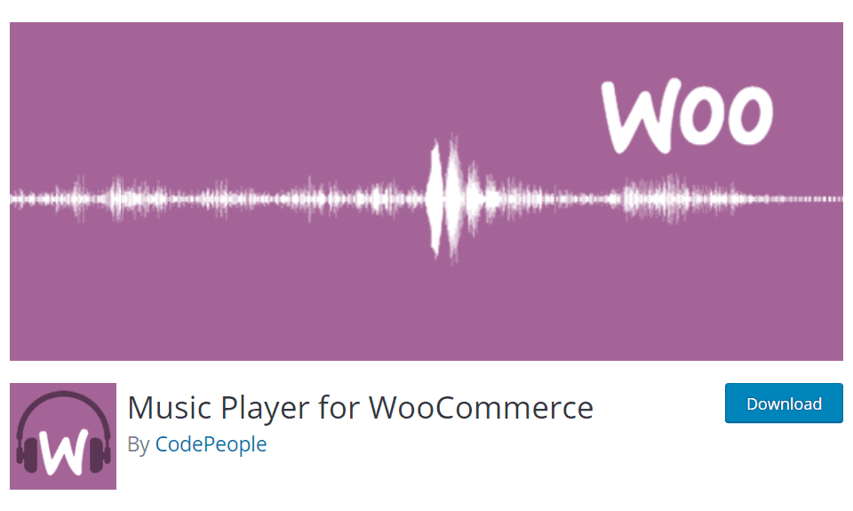 woocommerce audio player