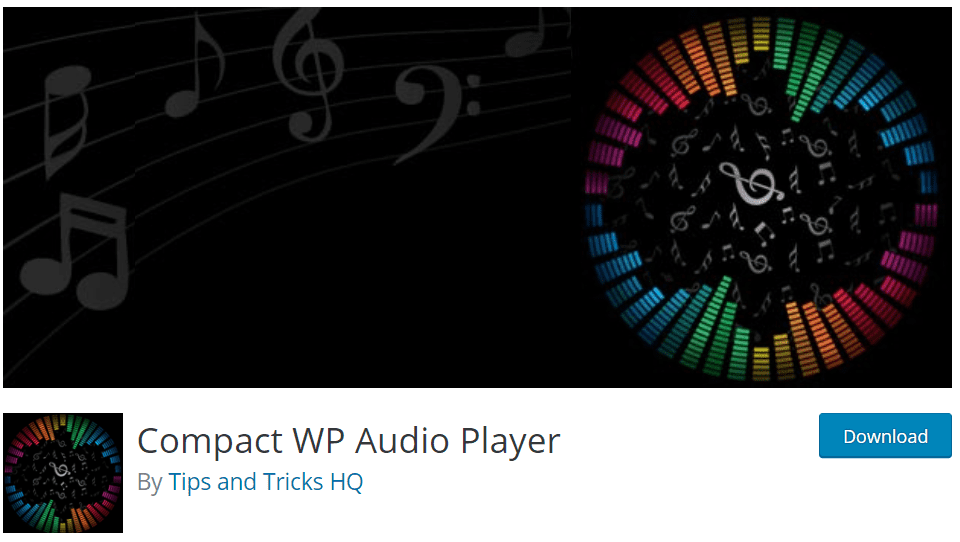 compact wordpress audio player plugin