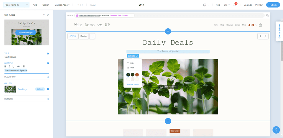 wix editor